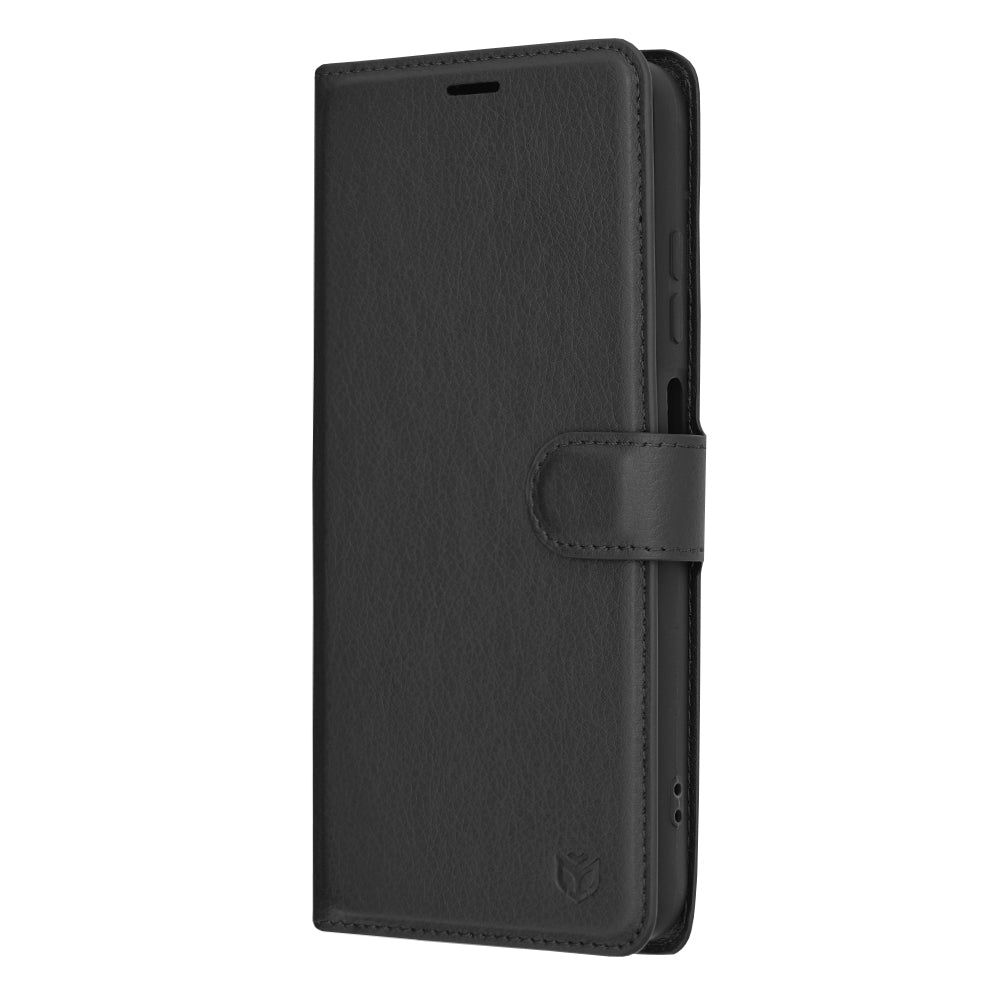 Husa pentru Samsung Galaxy A05s A057, Techsuit, Leather Folio, Neagra