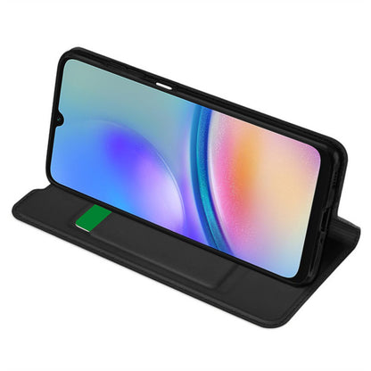 Husa pentru Samsung Galaxy A05s A057, Techsuit, Magskin Book, Neagra