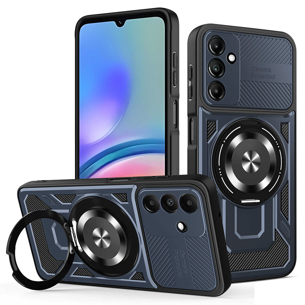 Husa pentru Samsung Galaxy A05s A057, Techsuit, RuggedCam, Albastra