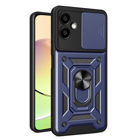 Husa pentru Samsung Galaxy A06 A065, Techsuit, CamShield, Albastra
