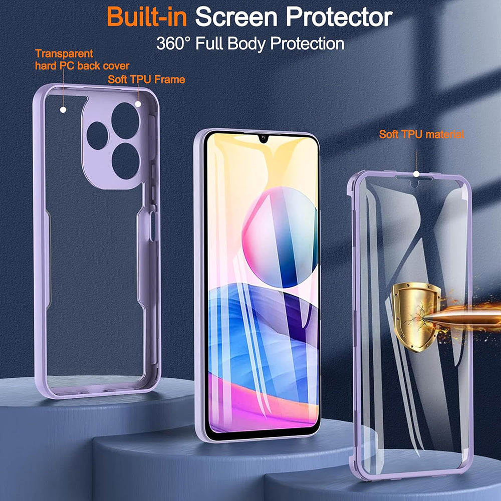 Husa pentru Samsung Galaxy A06 A065, Techsuit, ColorVerse 360, Albastra
