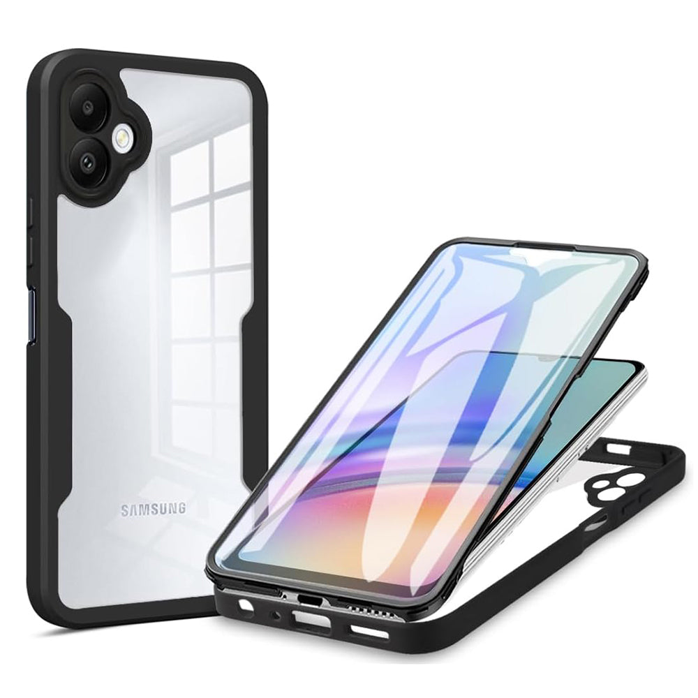 Husa pentru Samsung Galaxy A06 A065, Techsuit, ColorVerse 360, Neagra