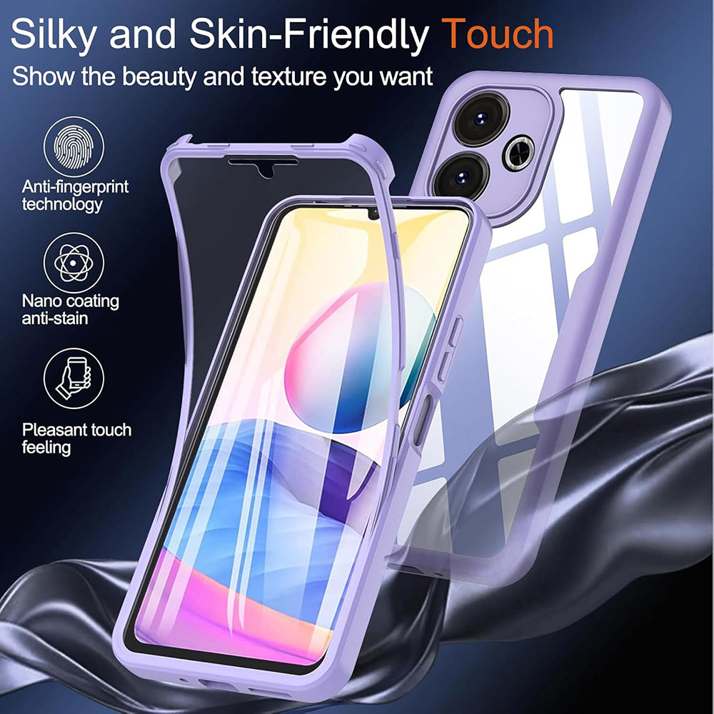 Husa pentru Samsung Galaxy A06 A065, Techsuit, ColorVerse 360, Neagra