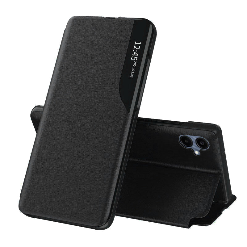 Husa pentru Samsung Galaxy A06 A065, Techsuit, eFold, Neagra
