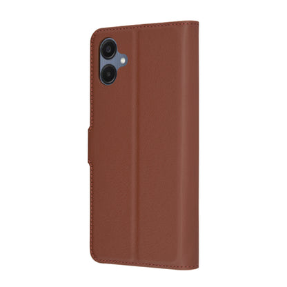 Husa pentru Samsung Galaxy A06 A065, Techsuit, Leather Folio, Maro