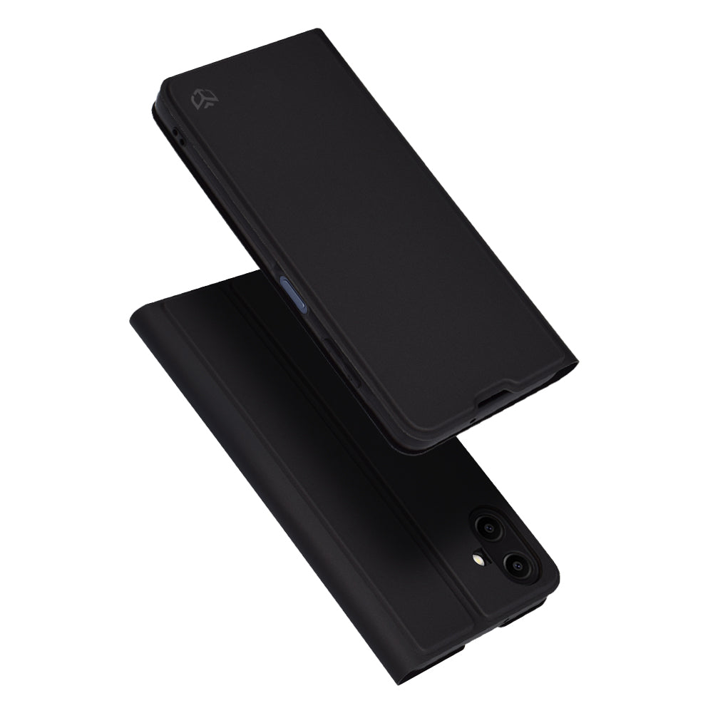 Husa pentru Samsung Galaxy A06 A065, Techsuit, Magskin Book, Neagra