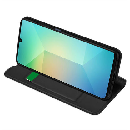 Husa pentru Samsung Galaxy A06 A065, Techsuit, Magskin Book, Neagra