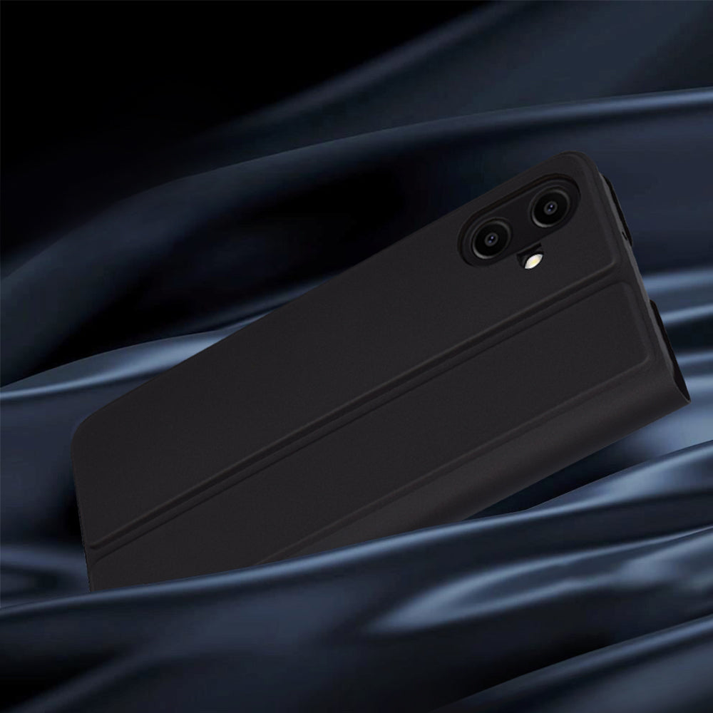 Husa pentru Samsung Galaxy A06 A065, Techsuit, Magskin Book, Neagra