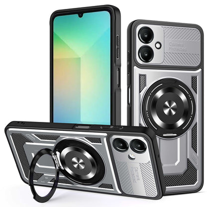 Husa pentru Samsung Galaxy A06 A065, Techsuit, RuggedCam, Gri