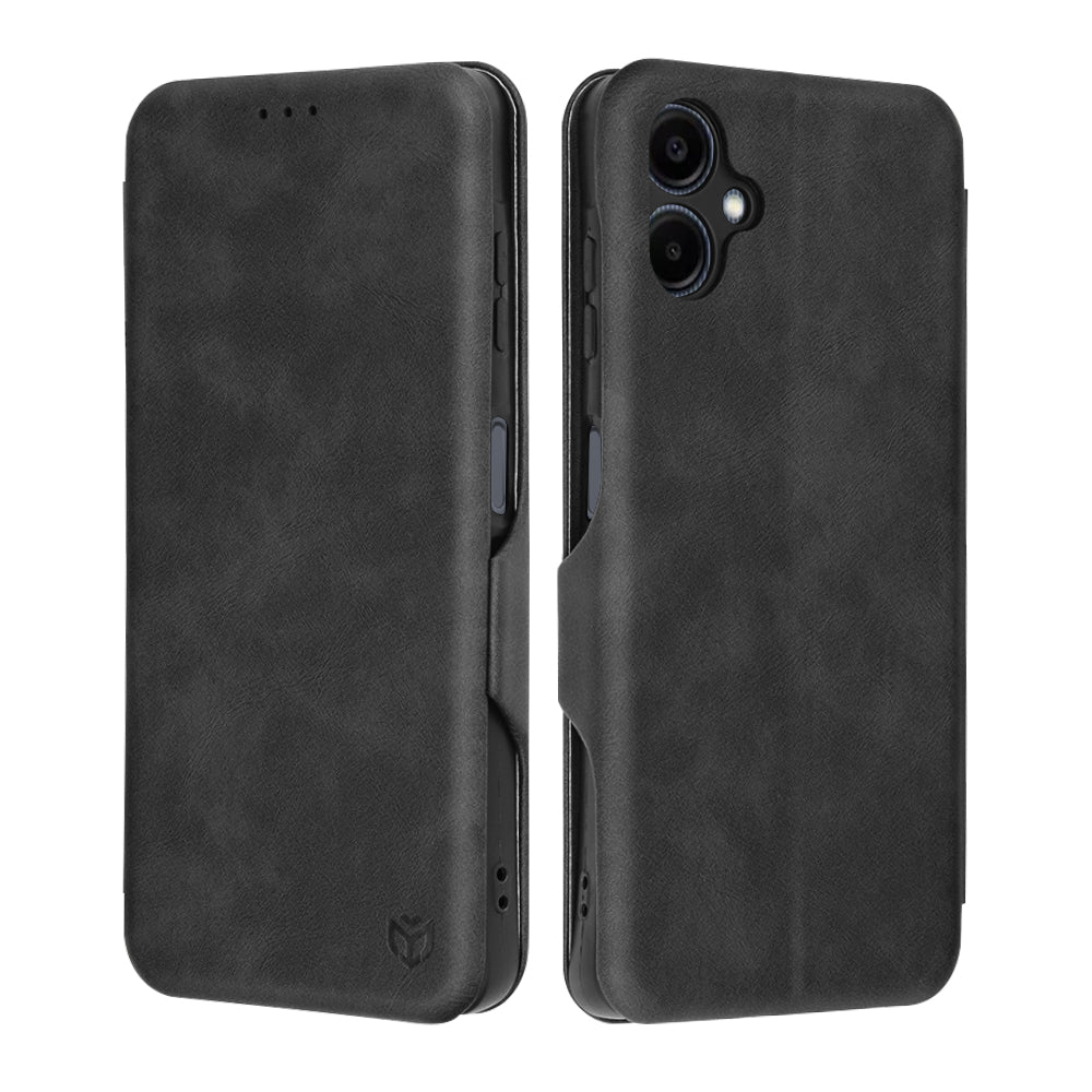 Husa pentru Samsung Galaxy A06 A065, Techsuit, Safe Wallet Plus, Neagra