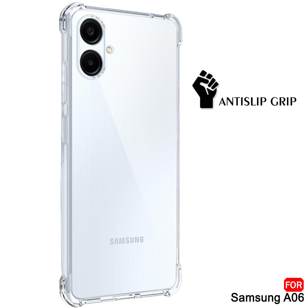 Husa pentru Samsung Galaxy A06 A065, Techsuit, Shockproof Clear, Transparenta