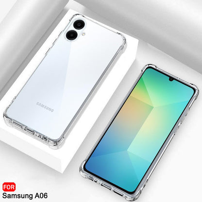 Husa pentru Samsung Galaxy A06 A065, Techsuit, Shockproof Clear, Transparenta