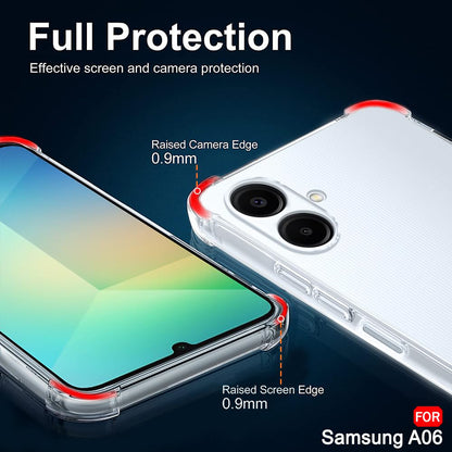 Husa pentru Samsung Galaxy A06 A065, Techsuit, Shockproof Clear, Transparenta