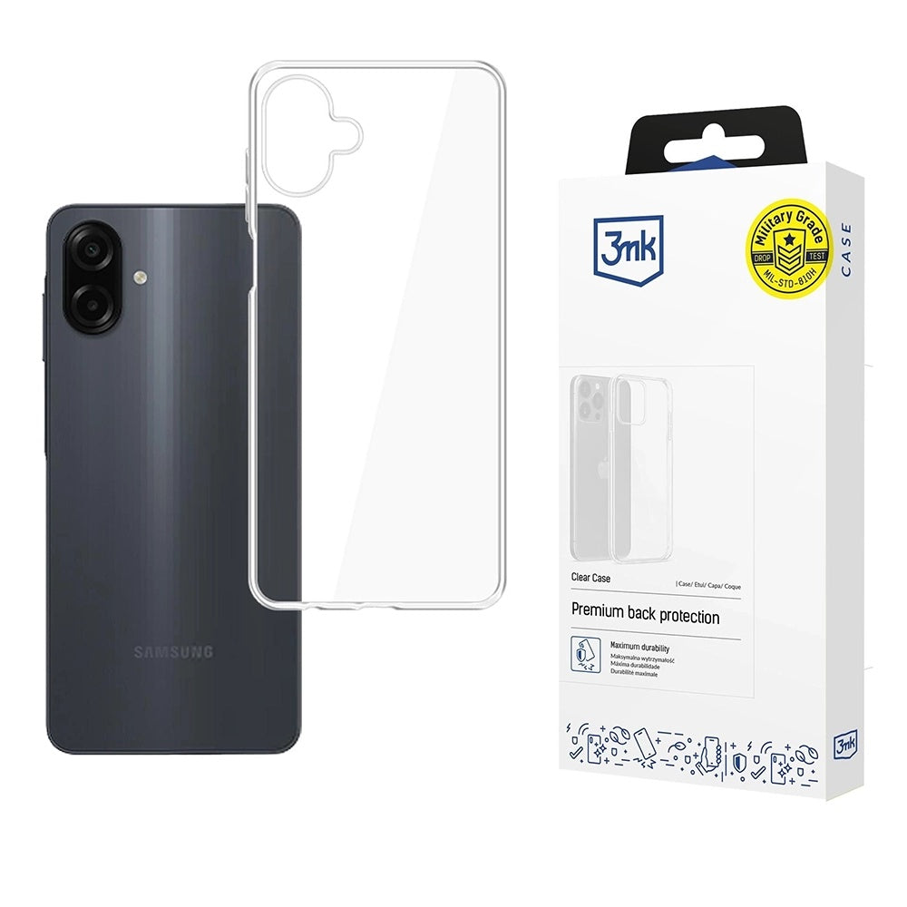 Husa pentru Samsung Galaxy A07 4G A075, 3MK, Clear, Transparenta