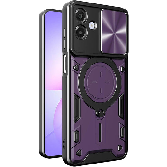 Husa pentru Samsung Galaxy A07 4G A075, Techsuit, CamGuard Pro, Mov