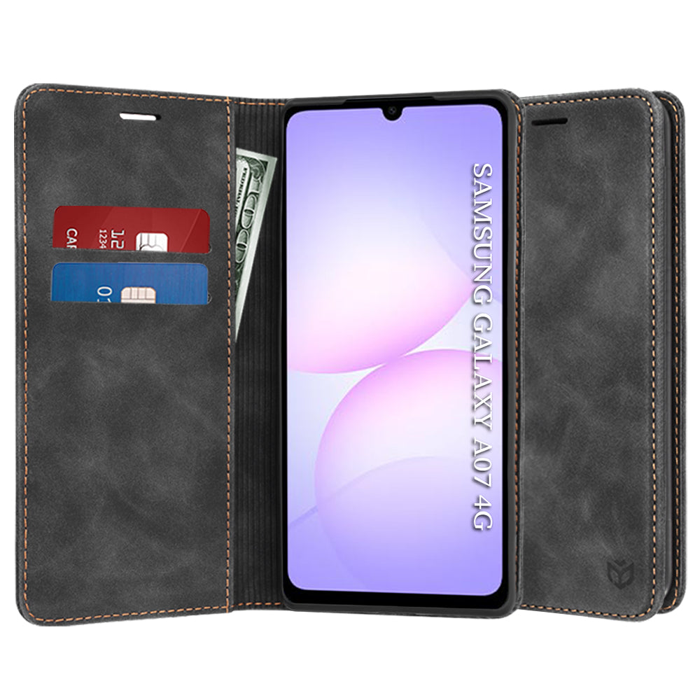 Husa pentru Samsung Galaxy A07 4G A075, Techsuit, Confy, Neagra