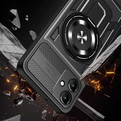 Husa pentru Samsung Galaxy A07 4G A075, Techsuit, RuggedCam, Gri