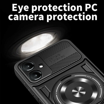 Husa pentru Samsung Galaxy A07 4G A075, Techsuit, RuggedCam, Neagra