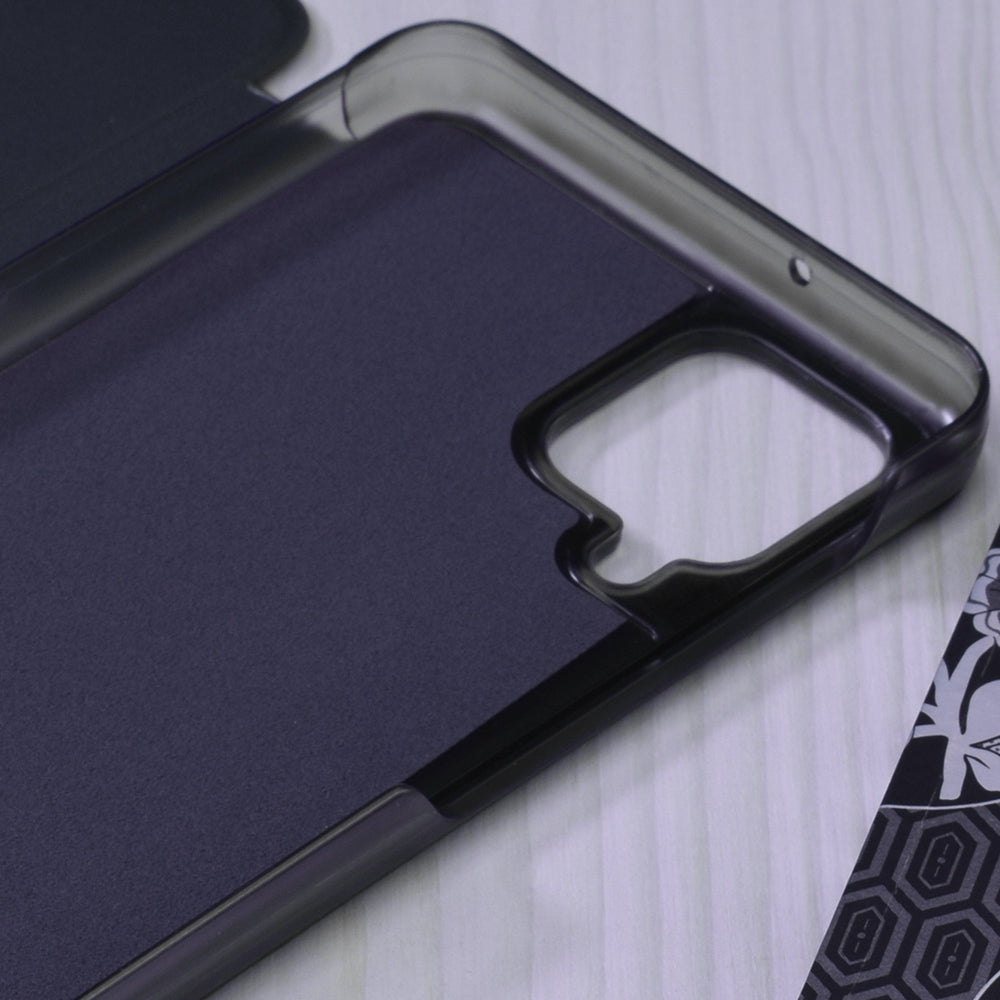 Husa pentru Samsung Galaxy A12 Nacho A127 / A12 A125, Techsuit, eFold, Albastra Inchis