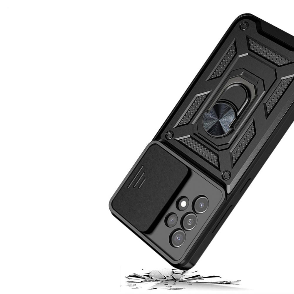 Husa pentru Samsung Galaxy A13 A135, Techsuit, CamShield, Neagra