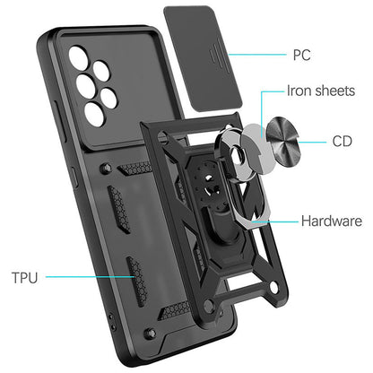 Husa pentru Samsung Galaxy A13 A135, Techsuit, CamShield, Neagra