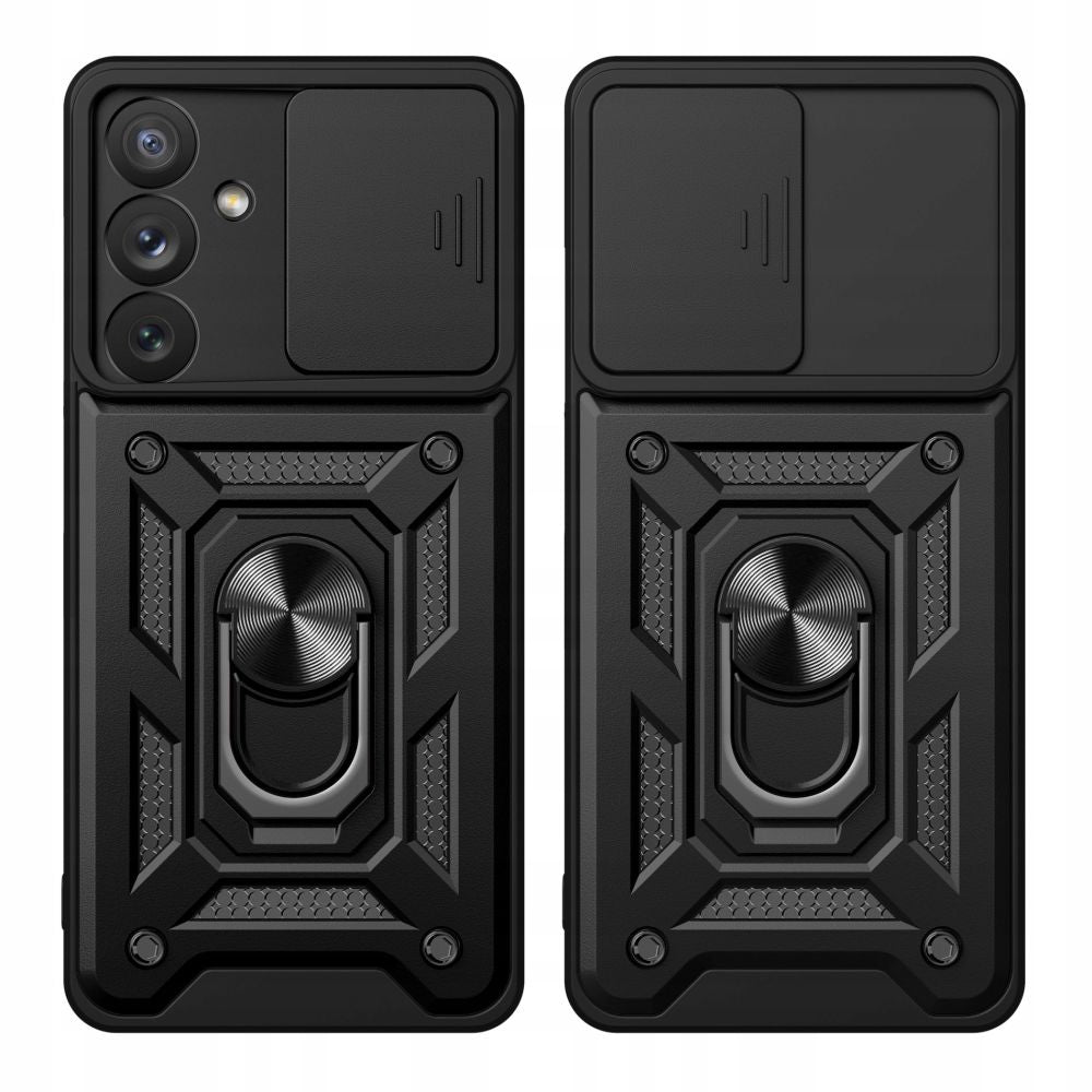 Husa pentru Samsung Galaxy A14 A145 / A14 5G A146, Techsuit, CamShield, Neagra