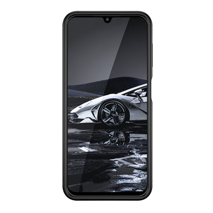 Husa pentru Samsung Galaxy A14 A145 / A14 5G A146, Techsuit, CarbonFiber, Neagra