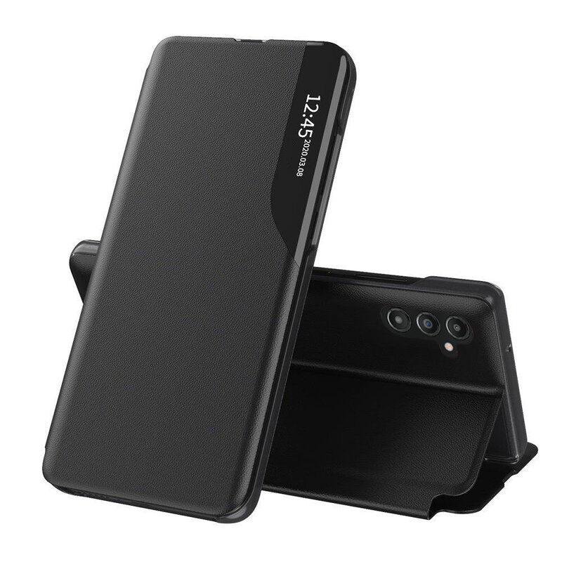 Husa pentru Samsung Galaxy A14 A145 / A14 5G A146, Techsuit, eFold, Neagra