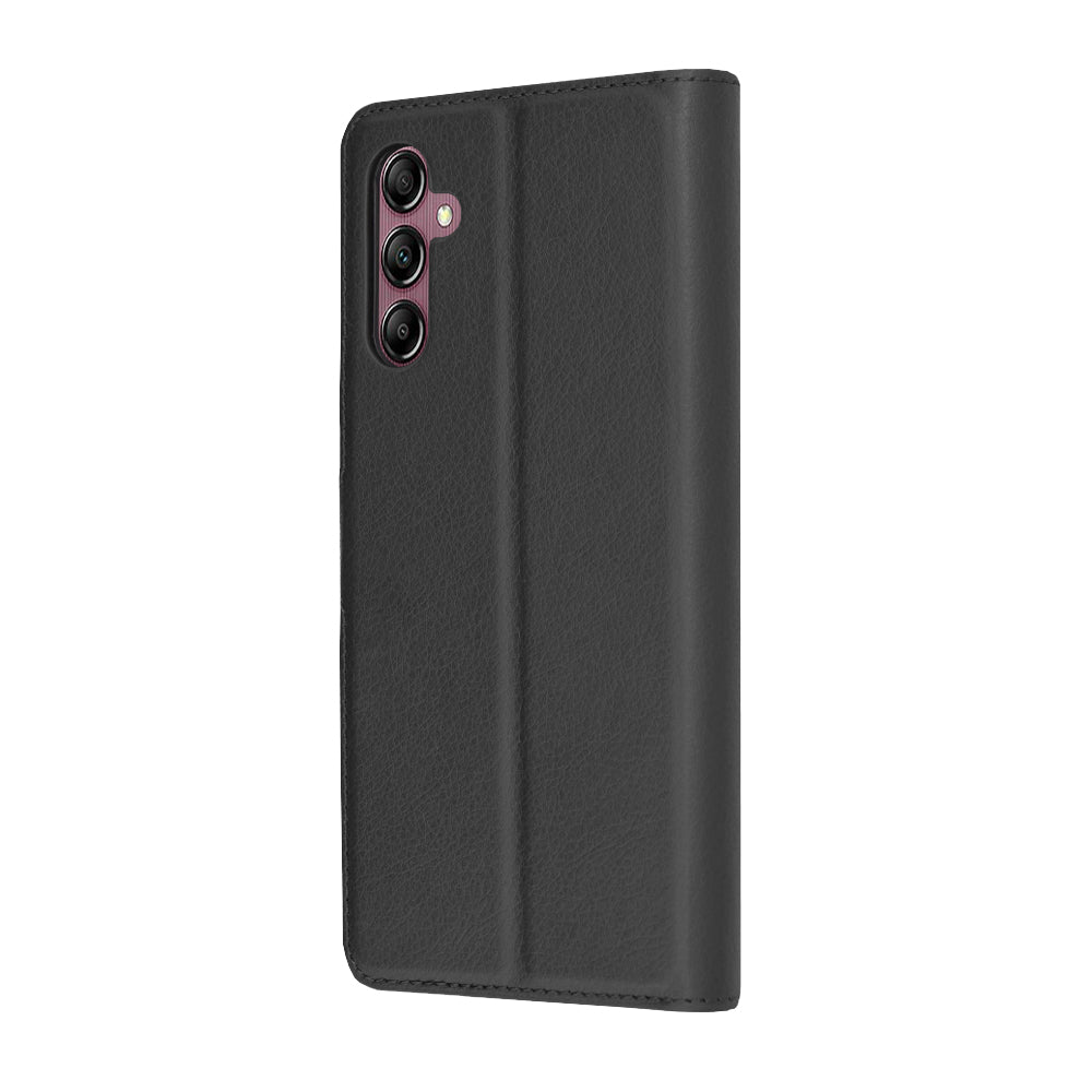 Husa pentru Samsung Galaxy A14 A145 / A14 5G A146, Techsuit, Leather Folio, Neagra