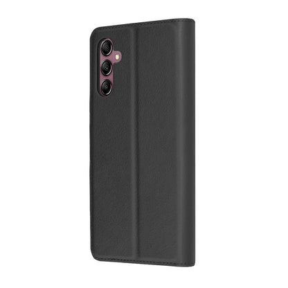 Husa pentru Samsung Galaxy A14 A145 / A14 5G A146, Techsuit, Leather Folio, Neagra
