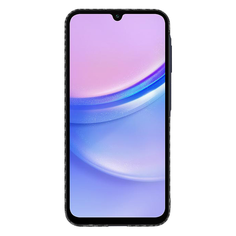 Husa pentru Samsung Galaxy A15 5G A156 / A15 A155, Techsuit, Carbonite FiberShell, Neagra