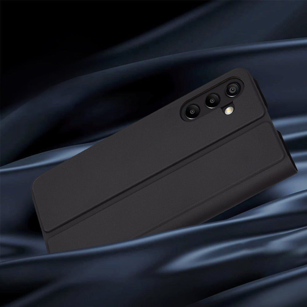 Husa pentru Samsung Galaxy A15 5G A156 / A15 A155, Techsuit, Magskin Book, Neagra