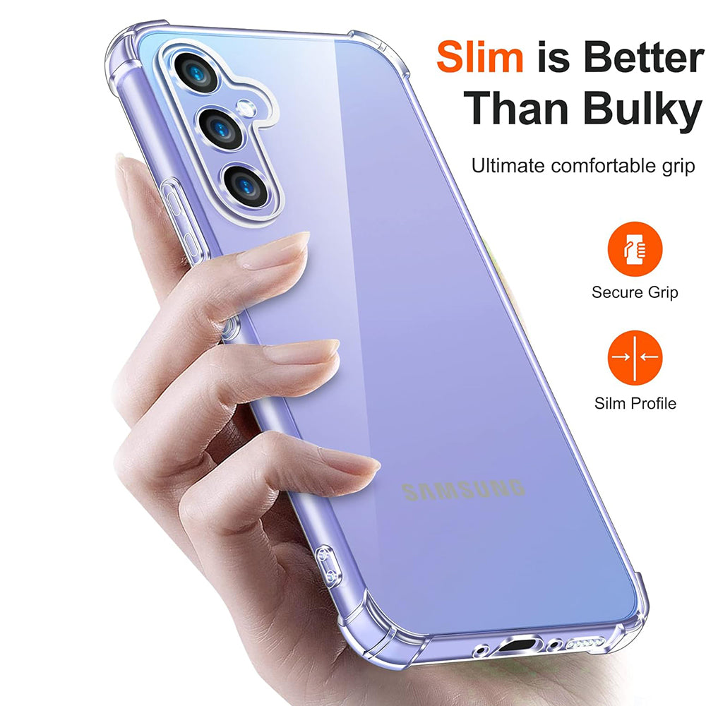 Husa pentru Samsung Galaxy A15 5G A156 / A15 A155, Techsuit, Shockproof Clear, Transparenta
