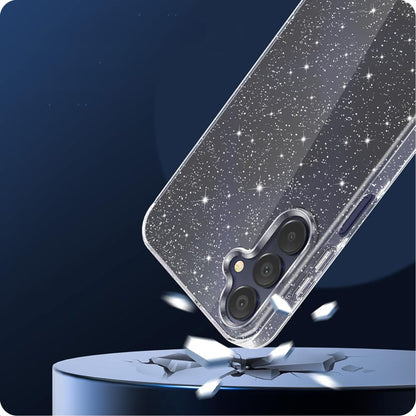 Husa pentru Samsung Galaxy A15 5G A156 / A15 A155, Techsuit, SparkleSkin, Transparenta