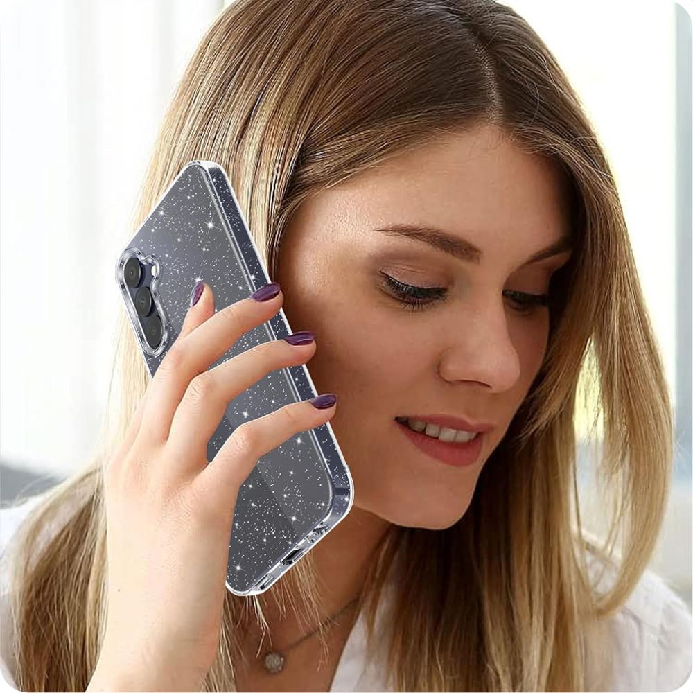 Husa pentru Samsung Galaxy A15 5G A156 / A15 A155, Techsuit, SparkleSkin, Transparenta