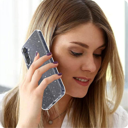 Husa pentru Samsung Galaxy A15 5G A156 / A15 A155, Techsuit, SparkleSkin, Transparenta