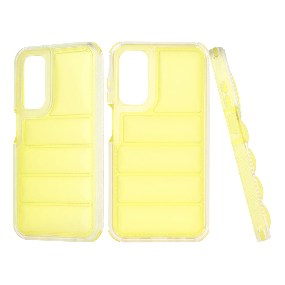Husa pentru Samsung Galaxy A15 5G A156 / A15 A155, Techsuit, Wave Shield, Galbena