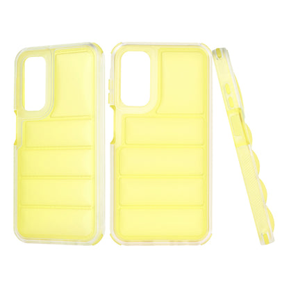 Husa pentru Samsung Galaxy A15 5G A156 / A15 A155, Techsuit, Wave Shield, Galbena