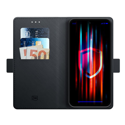 Husa pentru Samsung Galaxy A16 5G A166 / A16 4G A165, 3MK, Wallet, Neagra