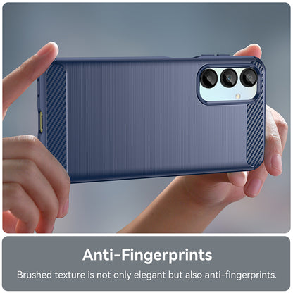 Husa pentru Samsung Galaxy A16 5G A166 / A16 4G A165, Techsuit, Carbon, Albastra