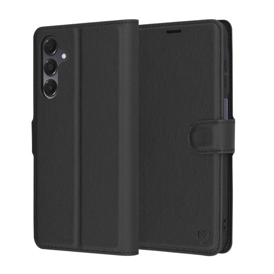 Husa pentru Samsung Galaxy A16 5G A166 / A16 4G A165, Techsuit, Leather Folio, Neagra