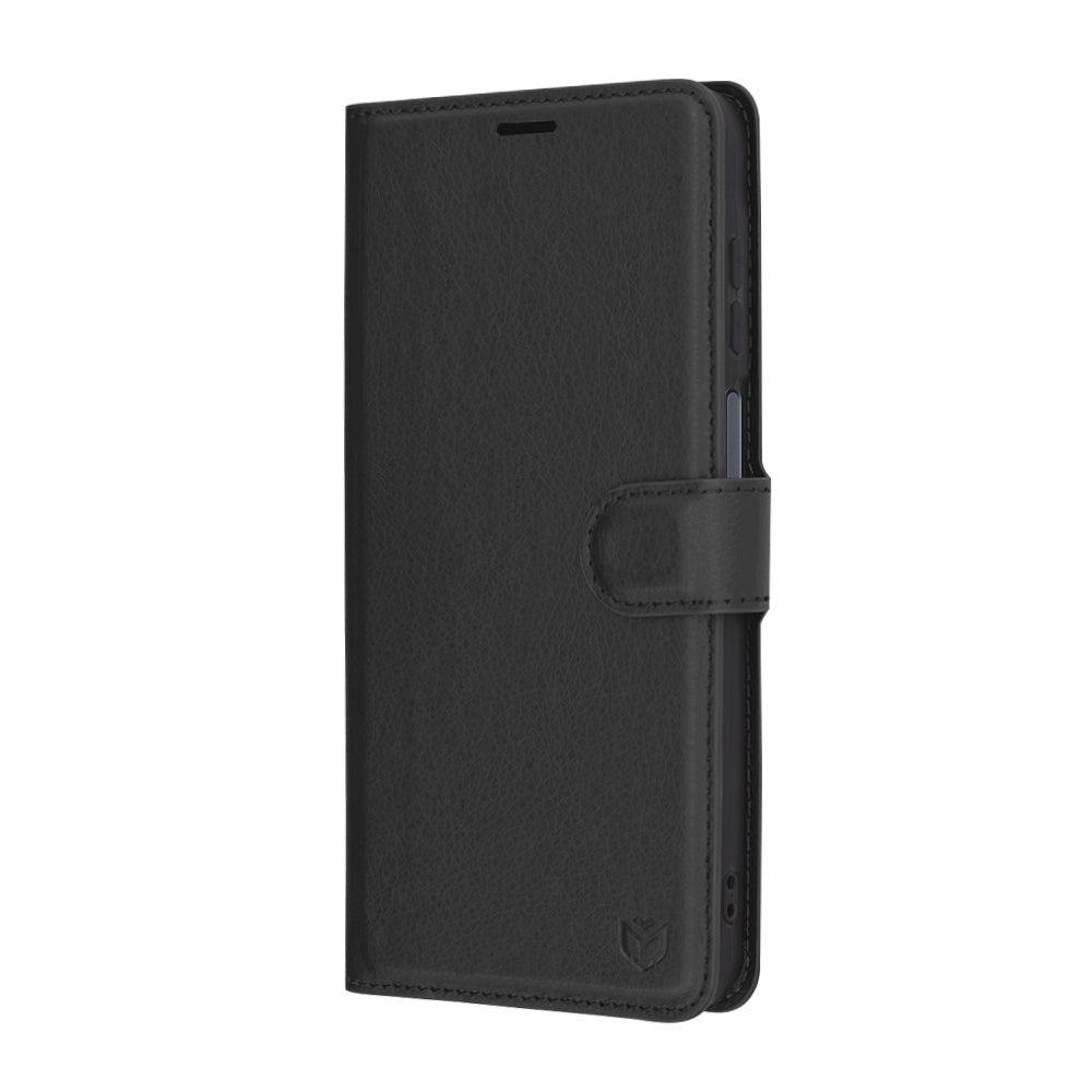 Husa pentru Samsung Galaxy A16 5G A166 / A16 4G A165, Techsuit, Leather Folio, Neagra