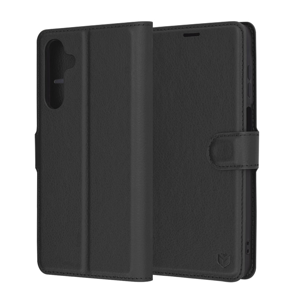 Husa pentru Samsung Galaxy A16 5G A166 / A16 4G A165, Techsuit, Leather Folio, Neagra