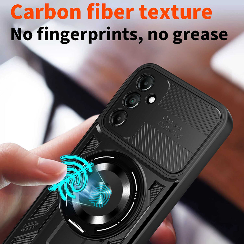 Husa pentru Samsung Galaxy A16 5G A166 / A16 4G A165, Techsuit, RuggedCam, Neagra
