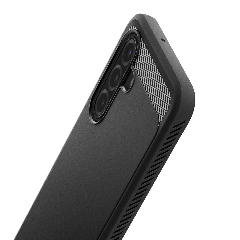 Husa pentru Samsung Galaxy A17 4G / A17 5G, Spigen, Rugged Armor, Neagra ACS09844