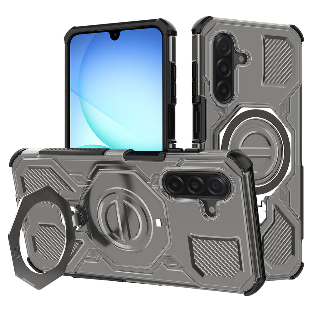 Husa pentru Samsung Galaxy A17 4G / A17 5G, Techsuit, Carbon Shield Pro, Neagra Deschisa