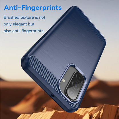 Husa pentru Samsung Galaxy A17 5G, Techsuit, Carbon, Albastra