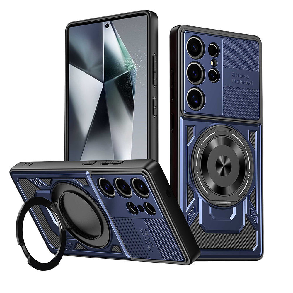 Husa pentru Samsung Galaxy A17 5G, Techsuit, RuggedCam, Albastra