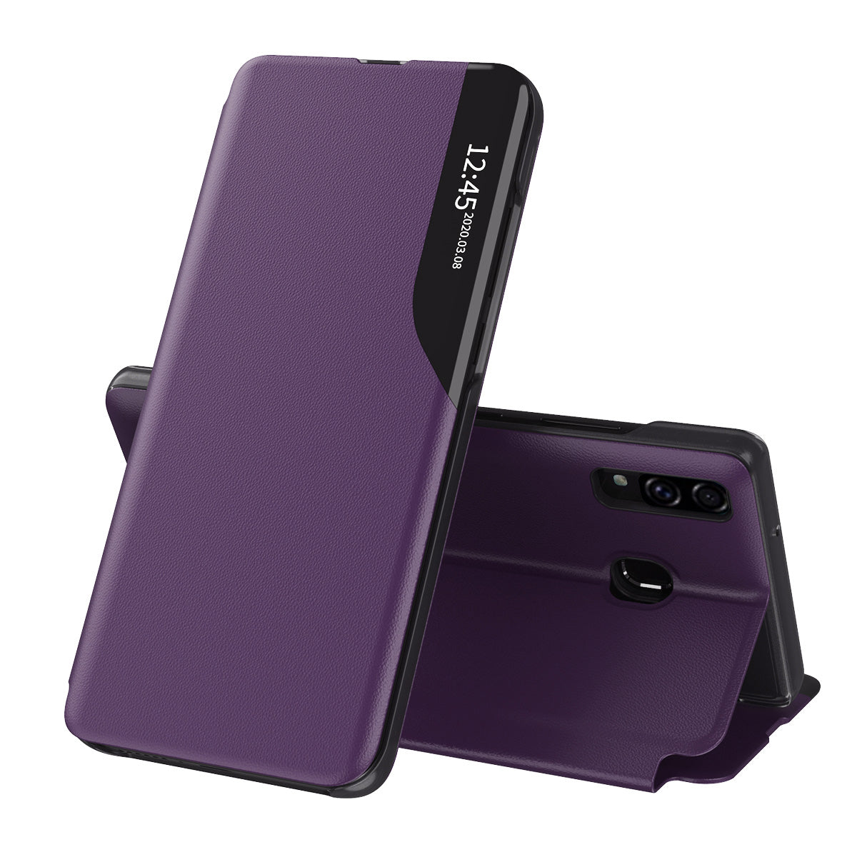 Husa pentru Samsung Galaxy A20e A202, Techsuit, eFold, Mov