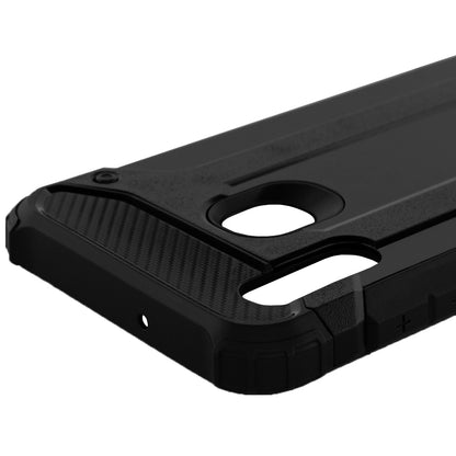 Husa pentru Samsung Galaxy A20e A202, Techsuit, Hybrid Armor, Neagra